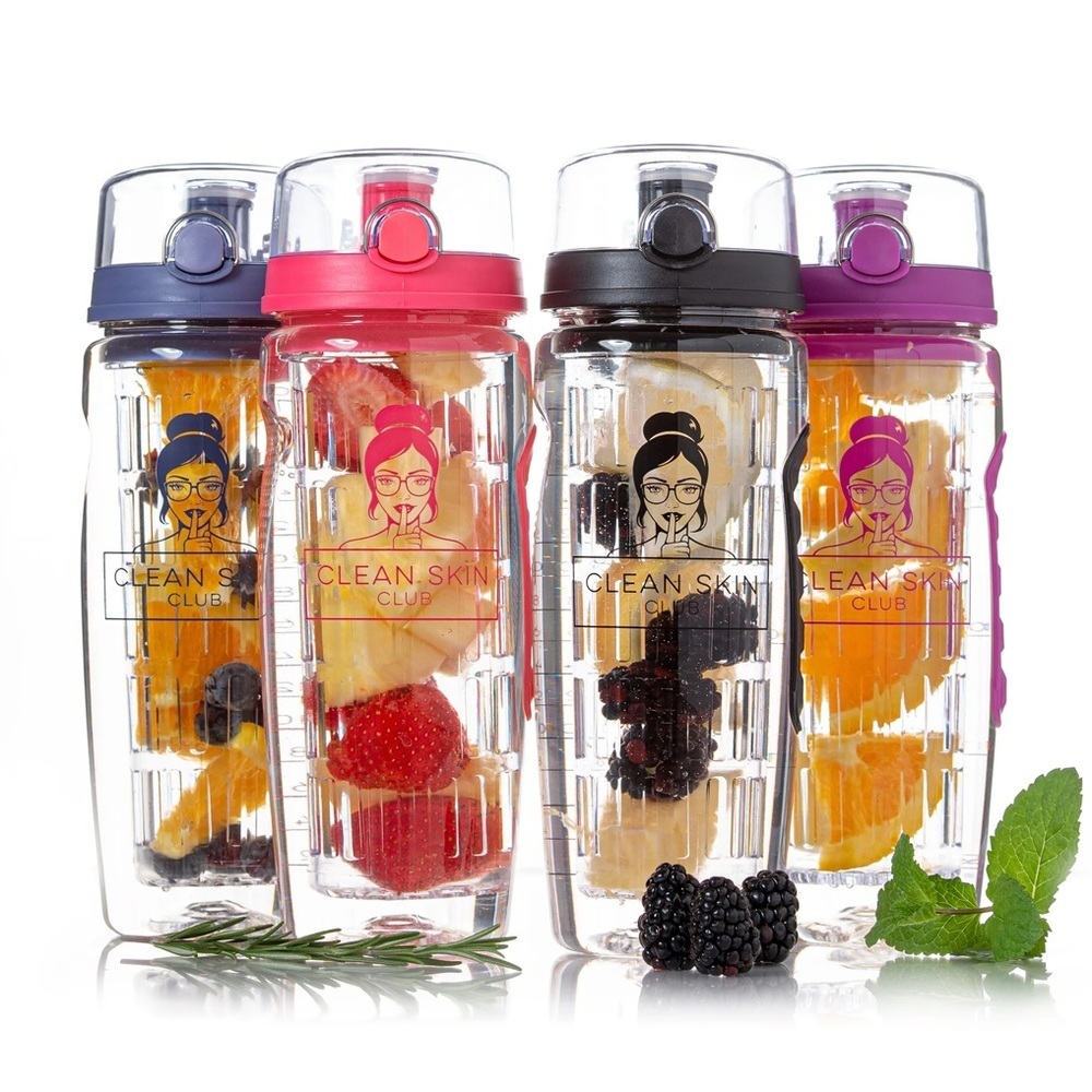 ✨3/$30✨ NEW Clean Skin Club Fruit Infuser 1L Water Bottle​